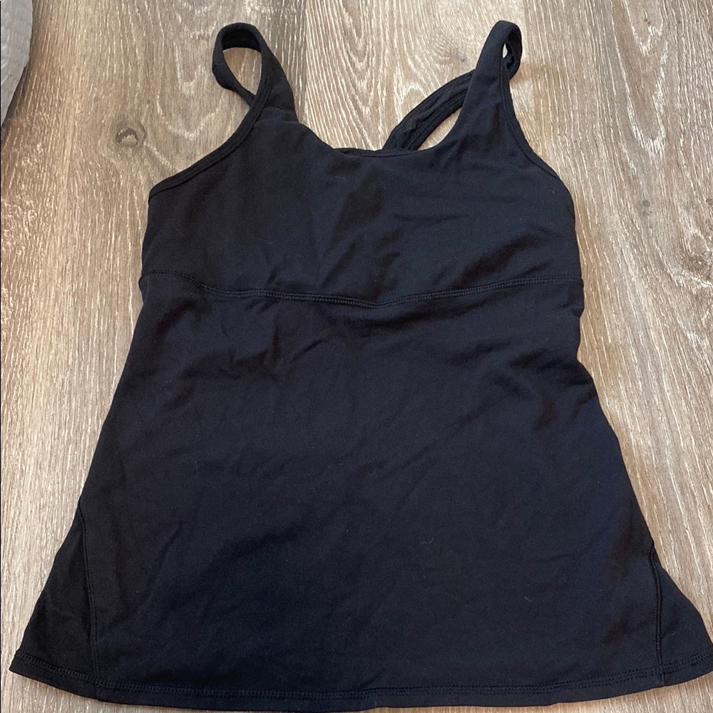 Lululemon Black Racerback Tank - Picture 3 of 4